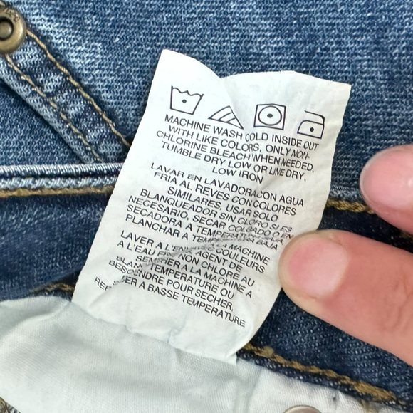 Lee Regular Fit High Rise Winter Casual Button Fly Crop‎ Denim Jeans Medium - Picture 8 of 11